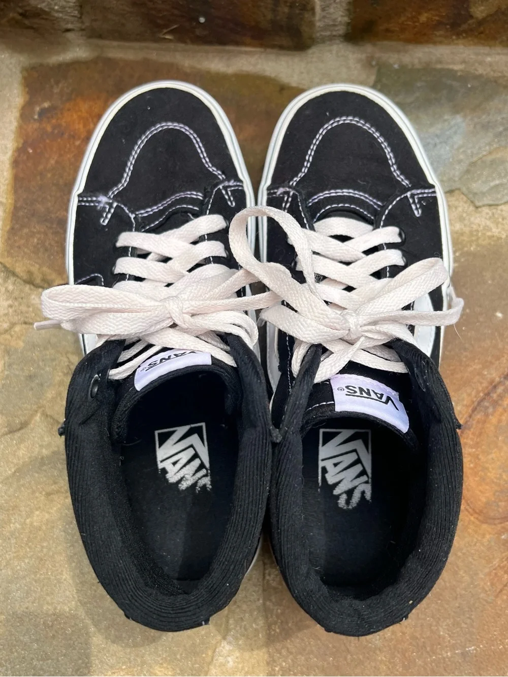 Vans SK-8 Women’s Size 7 Black & White High-Top Skate Sneakers